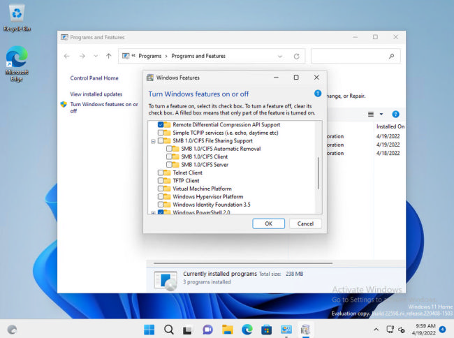 Auch Windows 11 Home künftig ohne SMB1