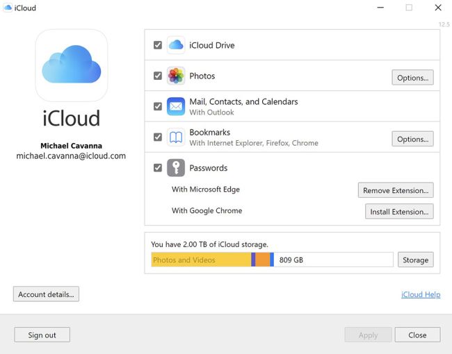 iCloud Passwords for Windows neu mit 2FA-Generator