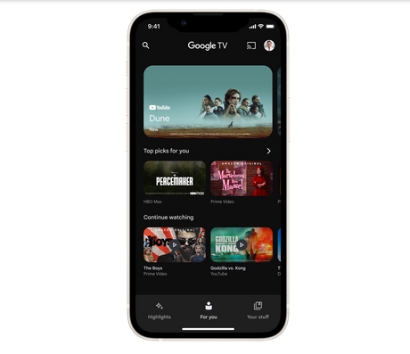 Google TV ist endlich für iOS verfügbar
