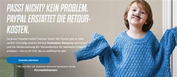 Paypal macht Schluss mit kostenlosen Retouren