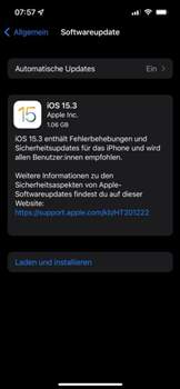 Apple veröffentlicht iOS 15.3, Dropbox-Probleme mit MacOS 12.3