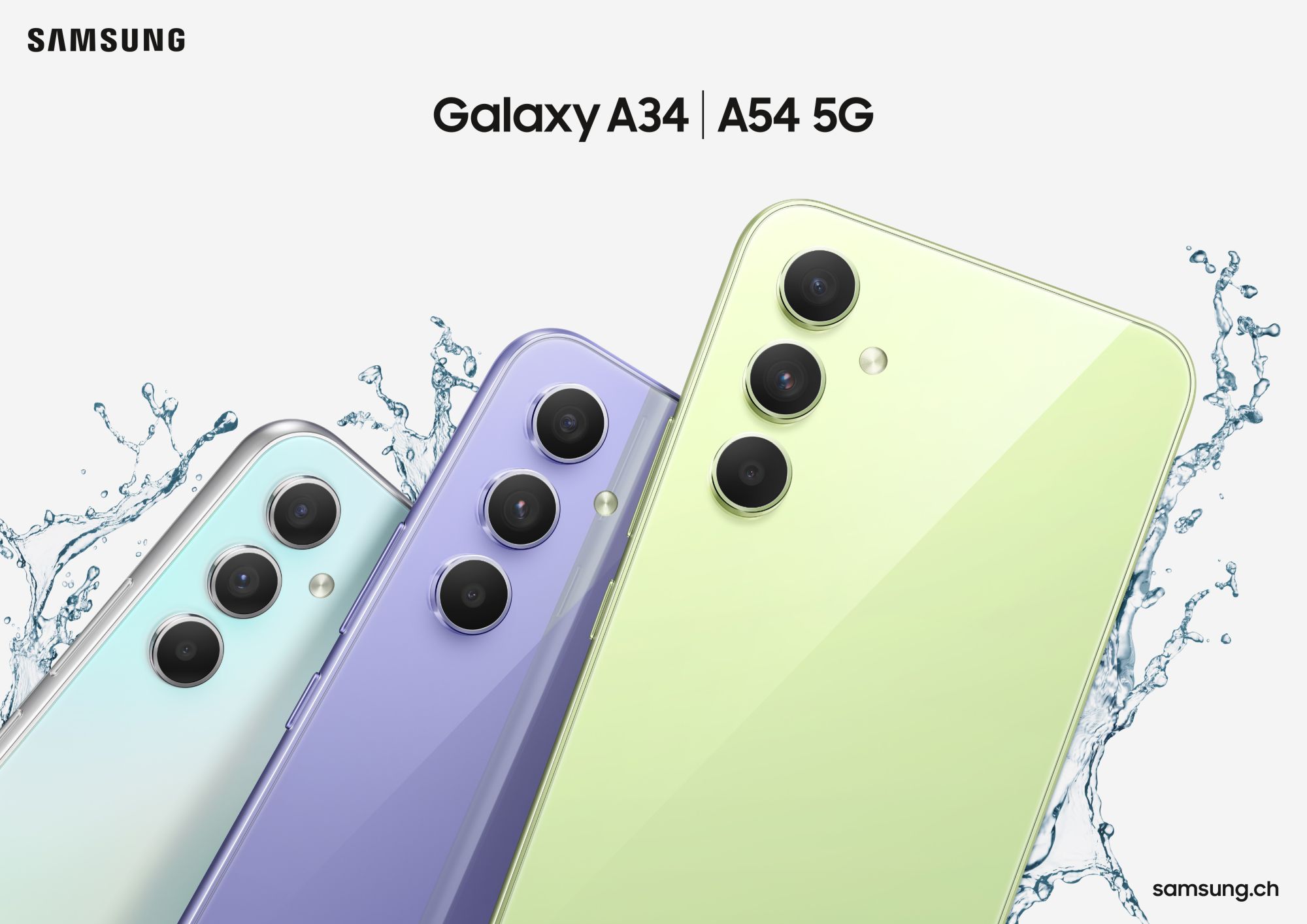 Samsung präsentiert Galaxy A54 5G und A34 5G