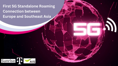 Sunrise und Partner errichten 5G-Standalone-Verbindung zwischen Europa und Südostasien