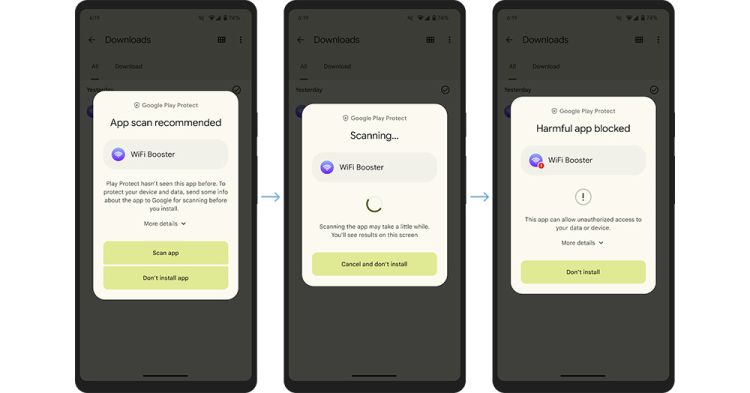 Google prüft Android-Apps jetzt besser in Echtzeit auf Malware
