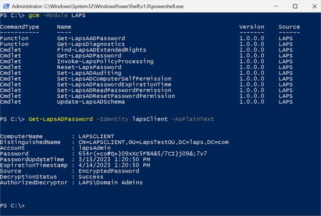 Windows LAPS neu mit Azure-Active-Directory-Unterstützung