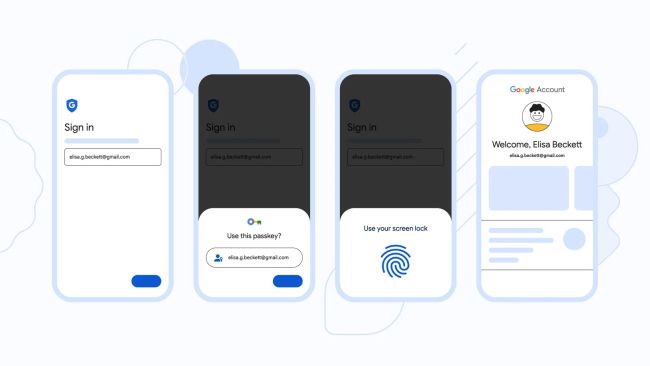 Google beginnt mit Rollout von Passkeys