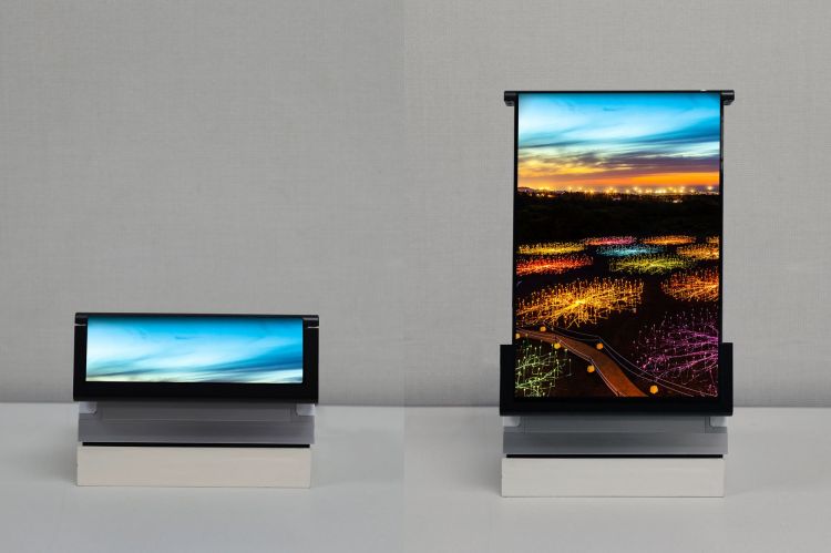 Samsung zeigt neue rollbare und faltbare Displays