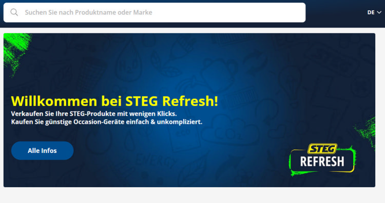 Refurbished-Angebot: Steg Refresh geht online