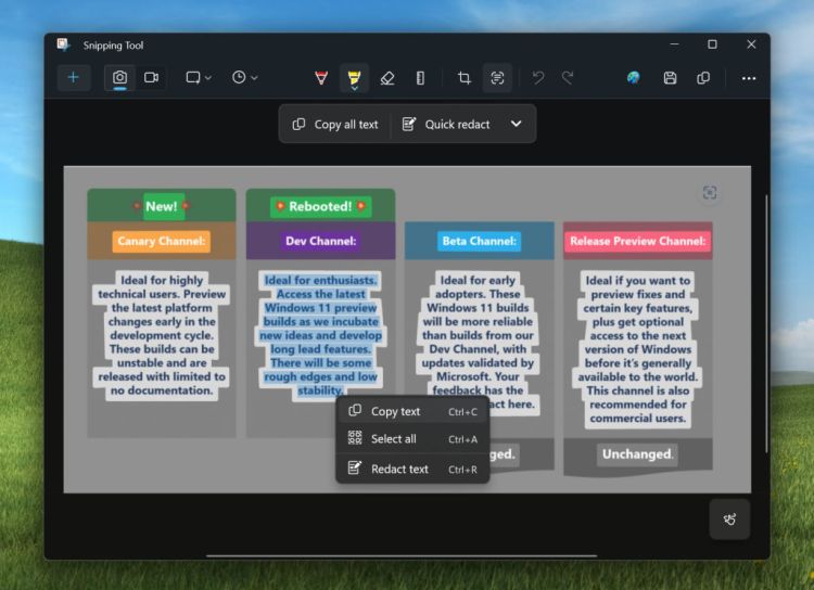 Windows 11: Neue Features für Snipping Tool und Photos