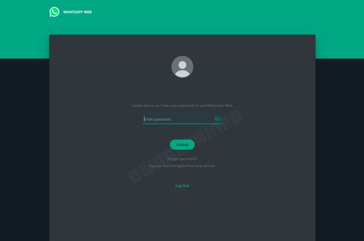 Whatsapp Web bekommt Bildschirm-Sperrfunktion
