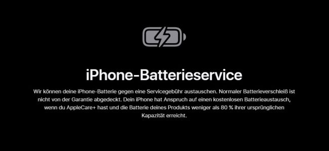 Apple erhöht Preise für Akkutausch