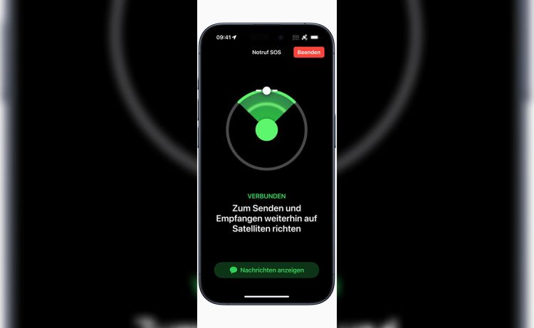 Satelliten-Notruf via iPhone jetzt auch in der Schweiz