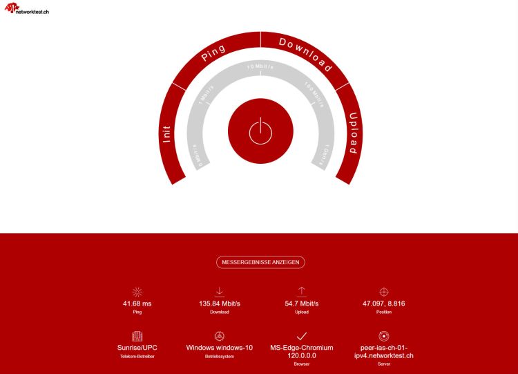 Schweizer Provider stellen Website zum Testen der Internetqualität bereit