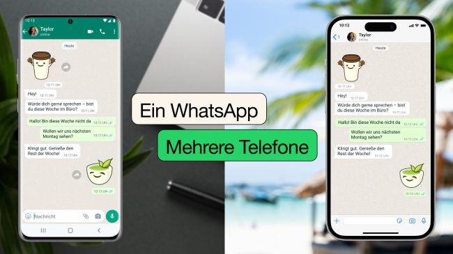 Ein Whatsapp-Konto auf mehreren Smartphones