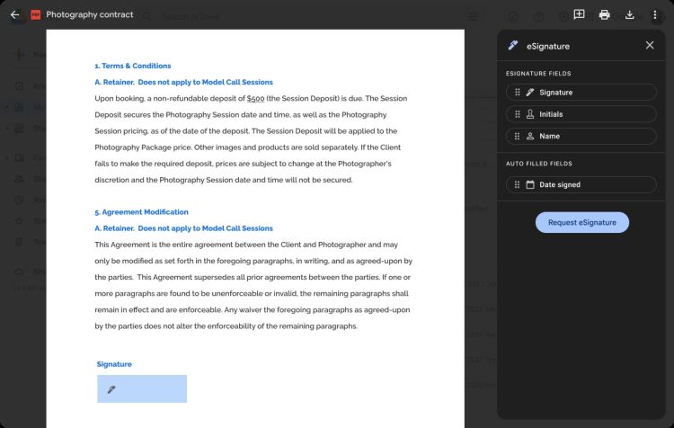 E-Signatur für Google Workspace startet in Beta-Phase