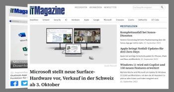Refresh für 'Swiss IT Magazine Online' 