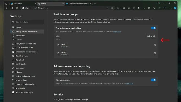 Edge gibt Benutzern mehr Kontrolle über Werbeanzeigen