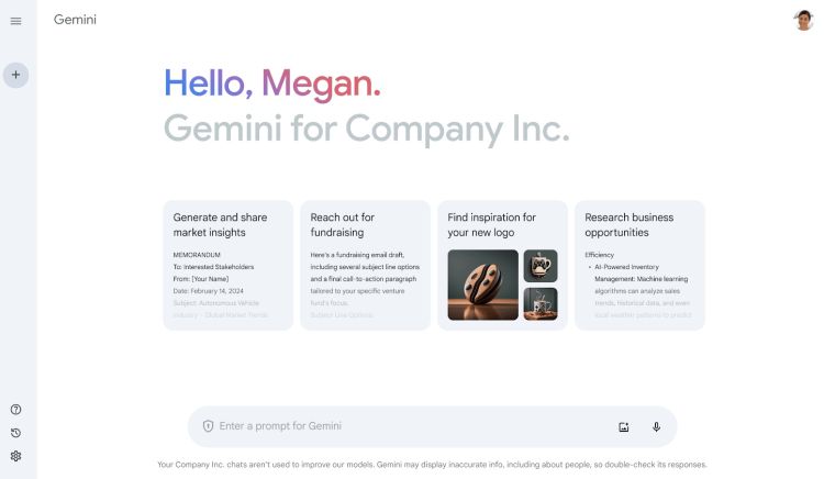 Gemini in zwei Modellen für Google Workspace verfügbar