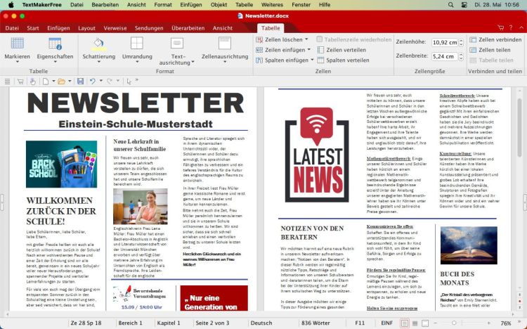 Softmaker überarbeitet Free Office in der Version 2024