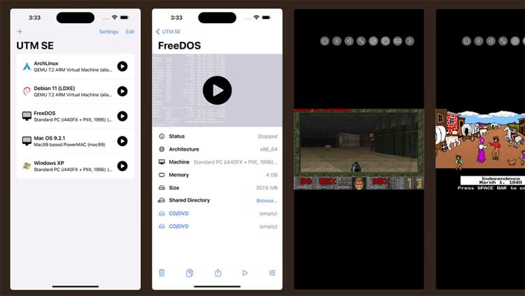 PC-Emulator UTM SE jetzt doch im App Store erhältlich