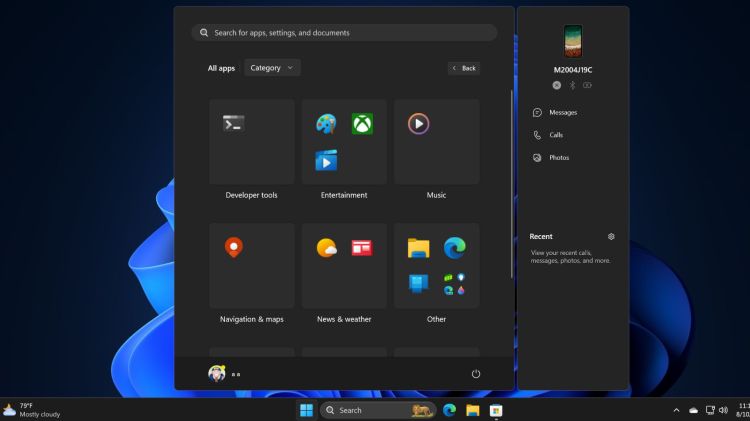 App-Darstellung in Windows-Startmenü wird angepasst