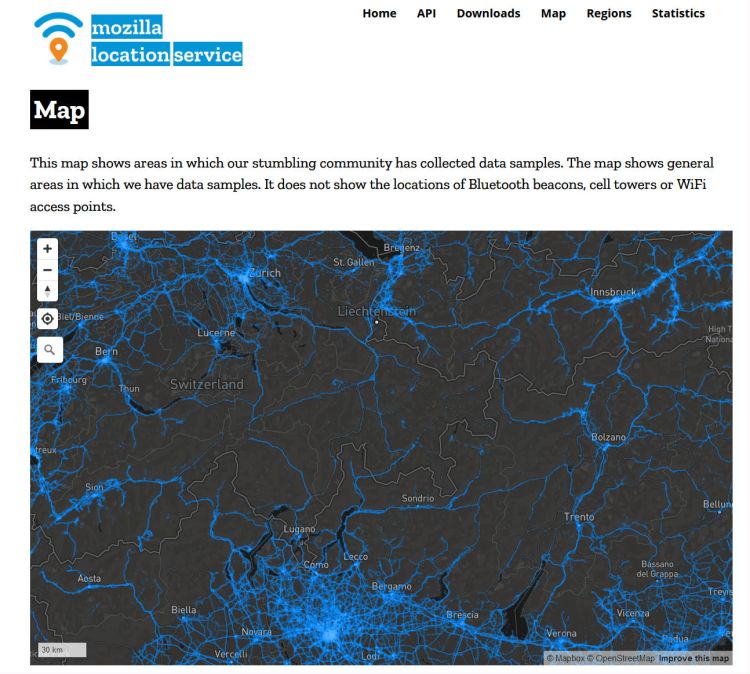 Mozilla stellt Geolocation-Dienst Mozilla Location Service ein