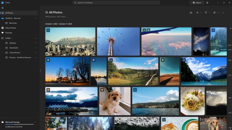 Insider-Version von Windows Photos auf Basis von Windows App SDK