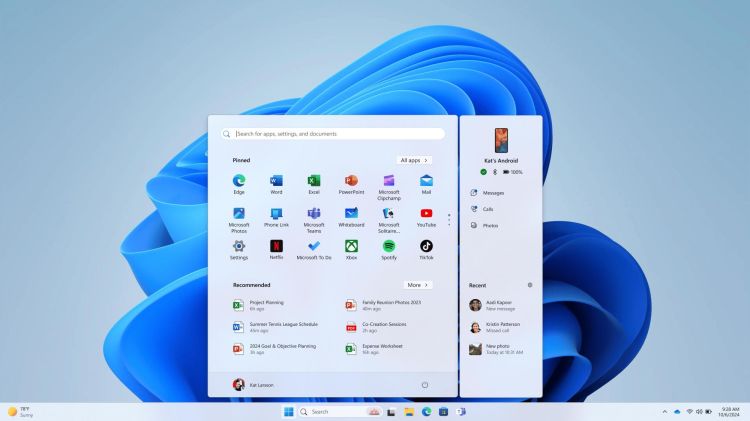 Microsoft testet direkten Smartphone-Zugriff über das Startmenü