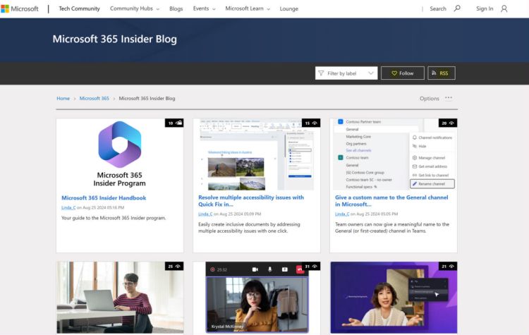 Microsoft Insider Blog zieht um