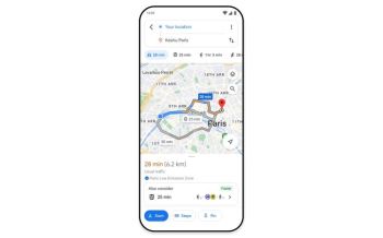 Google Maps schlägt ökologische Alternativen zum Auto vor