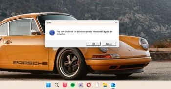 Das neue Outlook zwingt Nutzer zur Edge-Installation