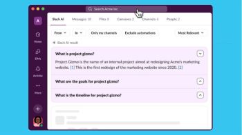 Slack bekommt KI-Helfer
