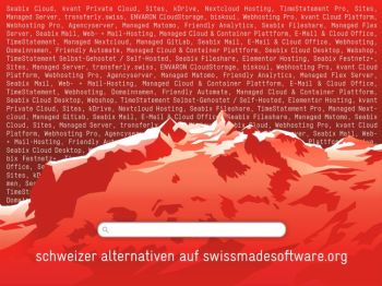 Swiss Made Software startet Initiative Schweizer Alternativen