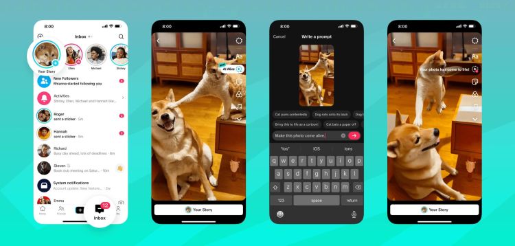 Tiktok erweckt mit AI Alive Bilder zum Leben