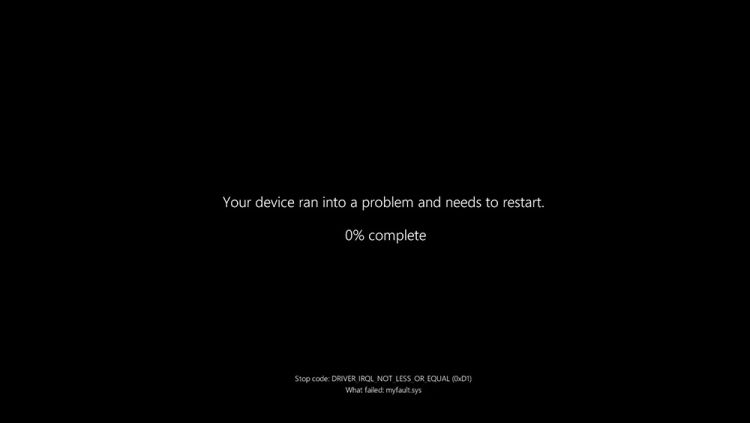 Der Blue Screen of Death soll schwarz werden