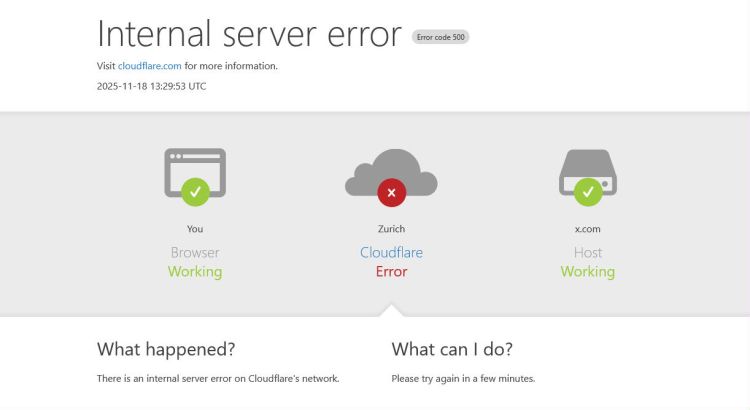 Cloudflare-Ausfall sorgt für nicht zugängliche Websites