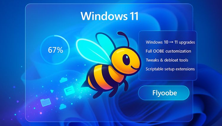 Windows-11-Tool Flyoobe erhält neuen Setup Screen