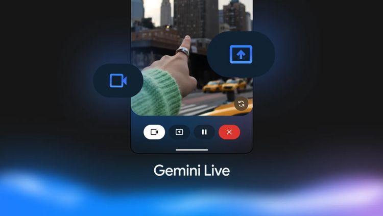 Gemini Live neu mit Kamera- und Screen-Sharing