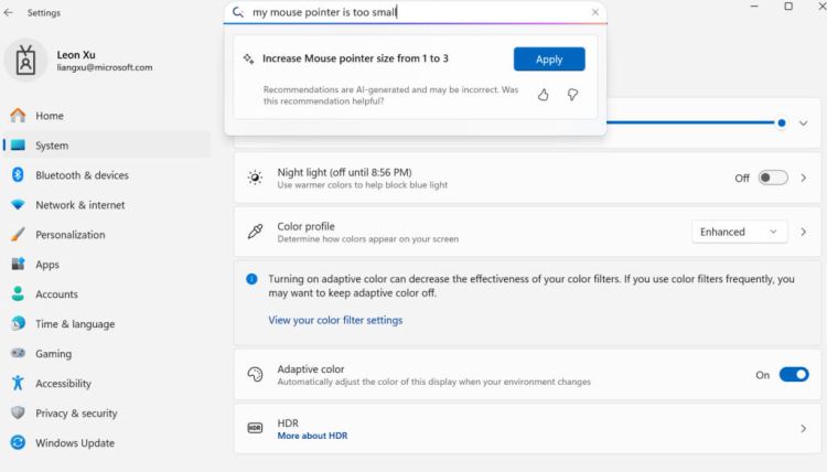 Windows 11 erhält eigenes KI-Modell für Systemeinstellungen