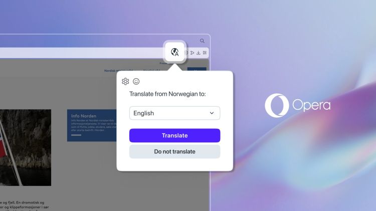 Opera 120 kommt mit Live-Übersetzung