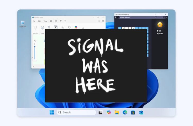 Signal hebelt Recall von Microsoft aus