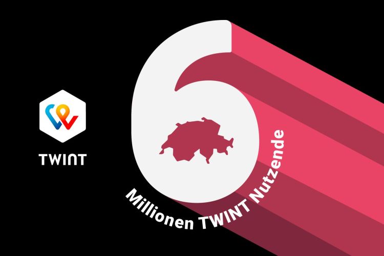 Twint knackt 6-Millionen-Marke