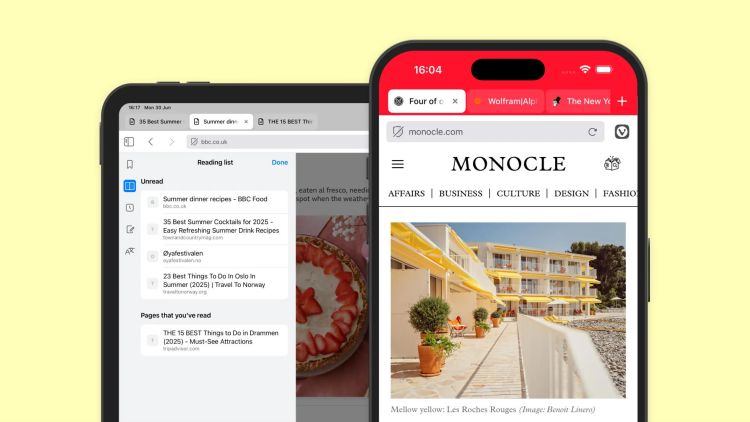 Vivaldi 7.5 ab sofort auf Smartphones & Tablets verfügbar