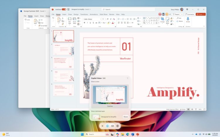 Windows Copilot erhält Desktop-Freigabe und Sprachzugriff