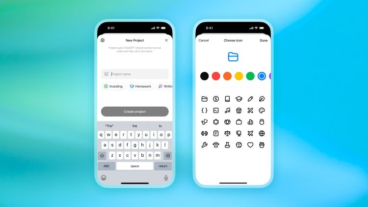 ChatGPT-Projekte jetzt auch für Gratisnutzer