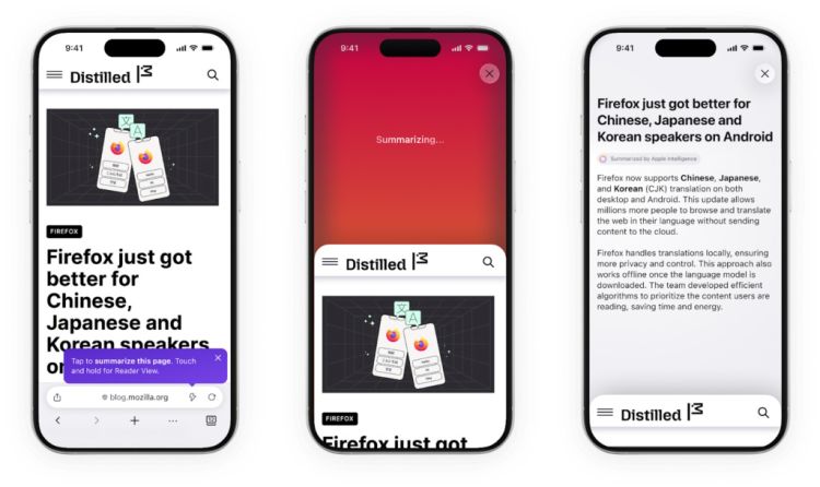 Firefox iOS bekommt Schüttelfunktion für Zusammenfassungen