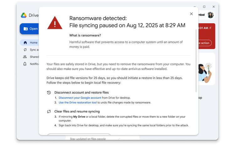 Google erweitert Drive um KI-gestützten Ransomware-Schutz