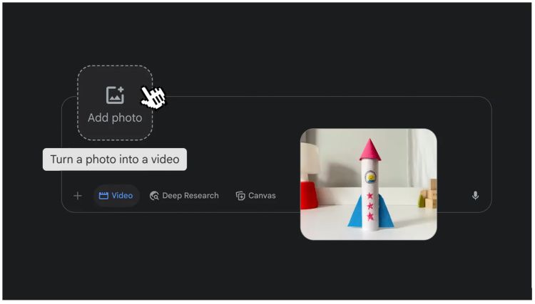 Google bringt Bild-zu-Video in Gemini in die Schweiz