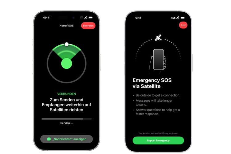 Apple plant Ausbau der Satellitenfunktionen für iPhone und Watch