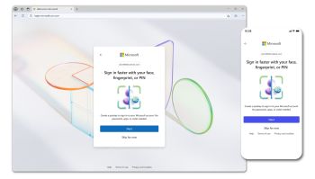 Microsoft stellt neue Konten auf Passkeys um 
